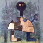 Panoptikum – Guard, olejomaľba, zlatenie 2023