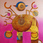 Panoptikum – Guru, olejomaľba 2023