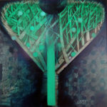 Zelený strom – olej 2018